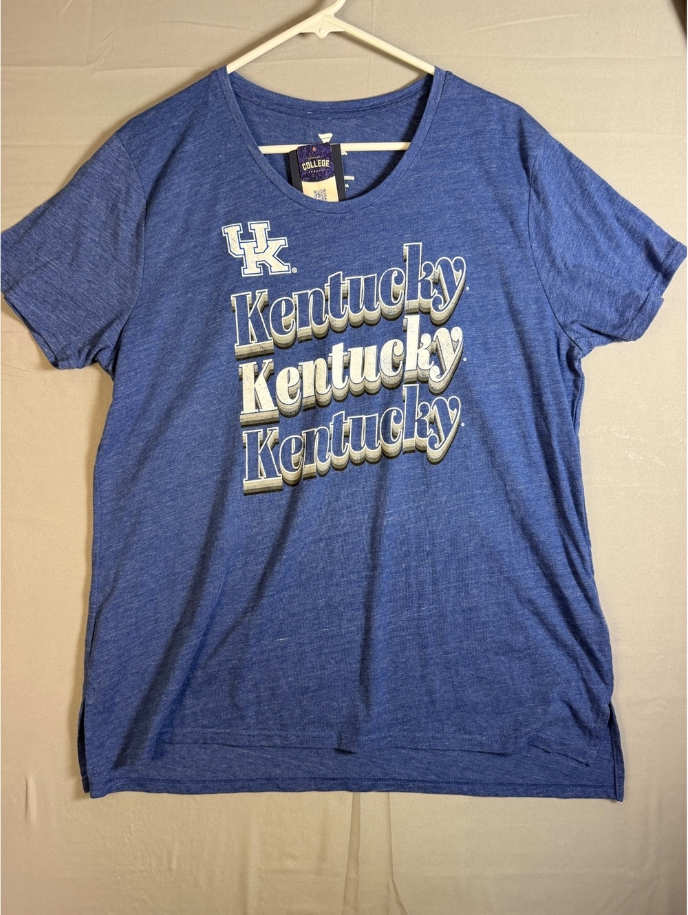 Fanatics Women's XL Kentucky Wildcats Blue Classic Tee Shirt